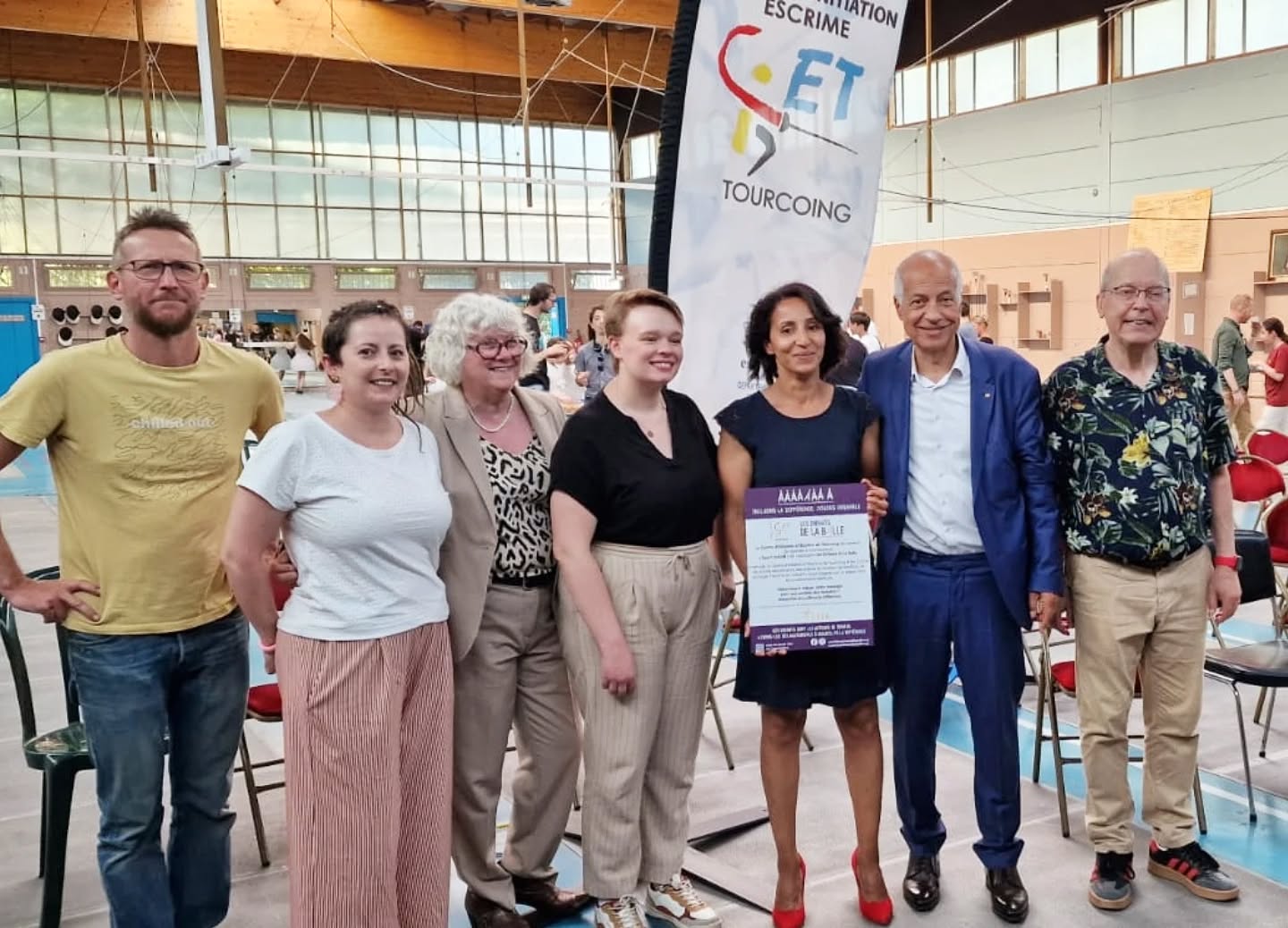 Tourcoing les enfants de la balle escrime